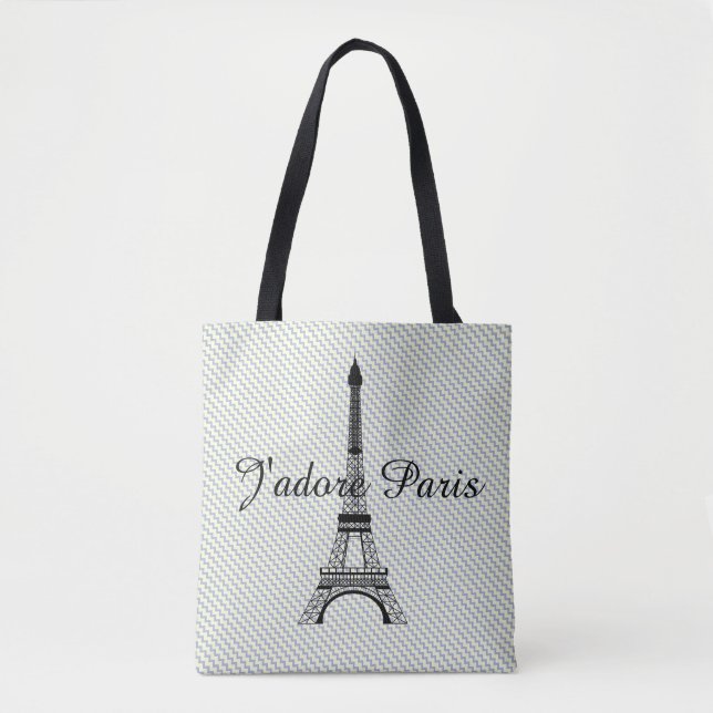 Bolsa Tote Torre Eiffel J'adore Paris (Frente)