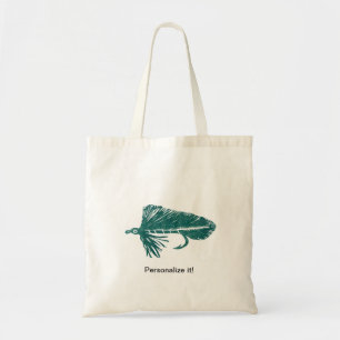 Bolsa Tote Torre verde Matuka, pesca de moscas, arte de ligaç