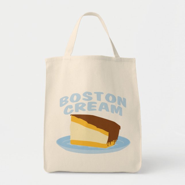 Bolsa Tote Torta de creme de Boston (Frente)