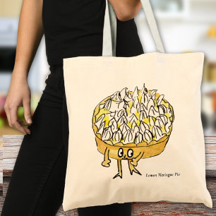Bolsa Tote Torta de Limão com Merengue Divertida Arte de Dese