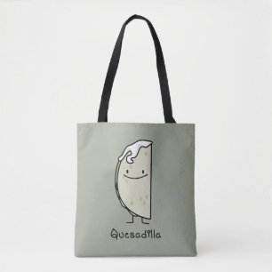 Bolsa Tote Tortilha grelhada mexicano do Quesadilla com