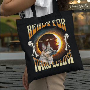 Bolsa Tote Total Eclipse 2024 - Data Editável - Cachorro