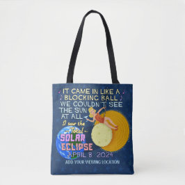 Bolsa Tote Total Solar Eclipse 8 de abril de 2024 American Fu