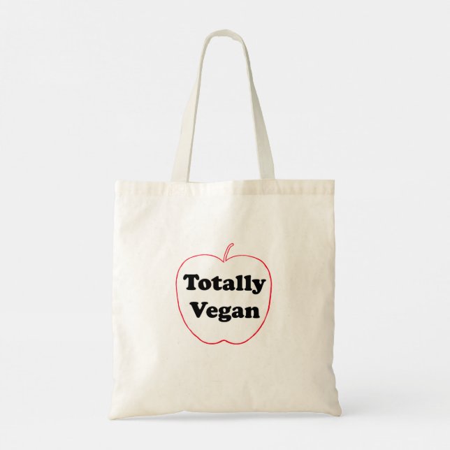 Bolsa Tote Totally Vegan - Tote Bag (Verso)