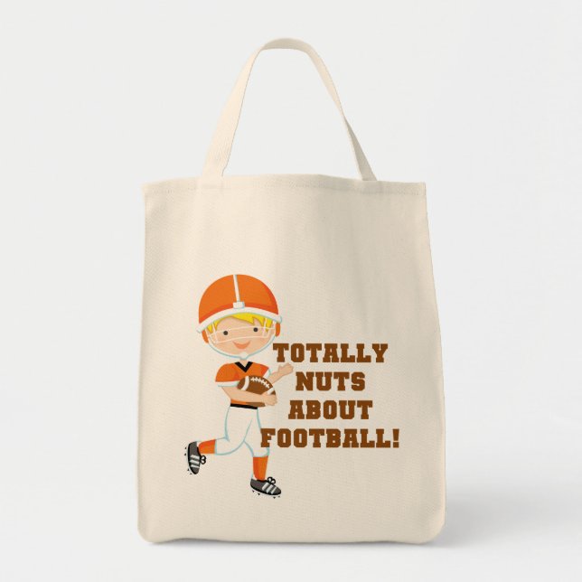 Bolsa Tote Totalmente loucos sobre o futebol (Frente)