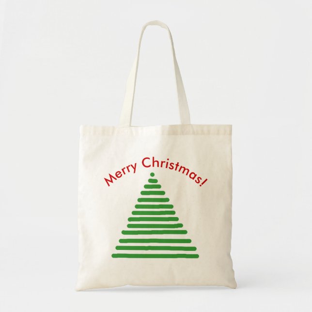 Bolsa Tote Tote Bag - Árvore de Natal (Frente)