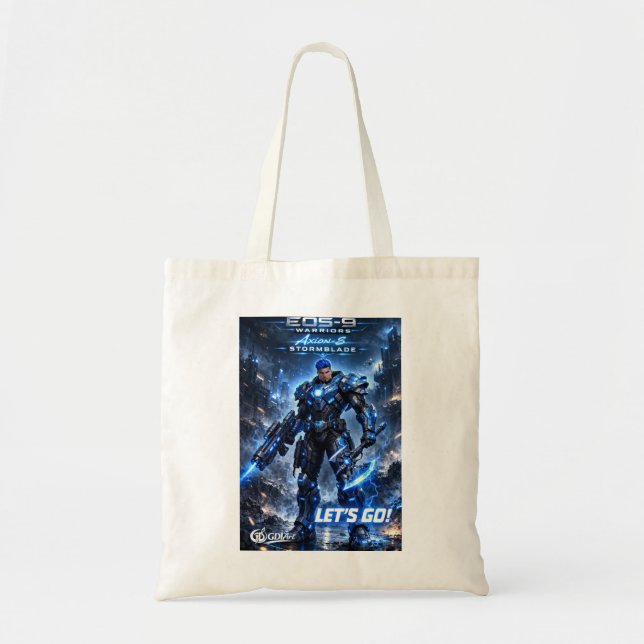 Bolsa Tote Tote Bag -AXION-8 STORMBLADE - LET'S GO! (Frente)
