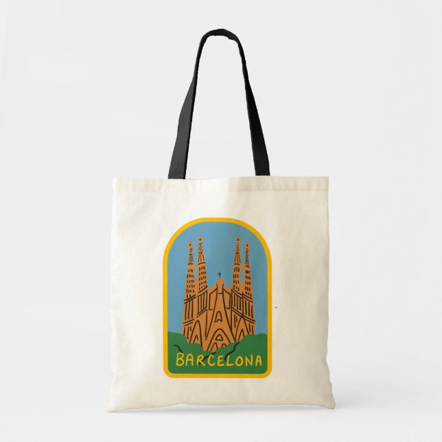 Bolsa Tote Tote Bag Barcelona (Frente)