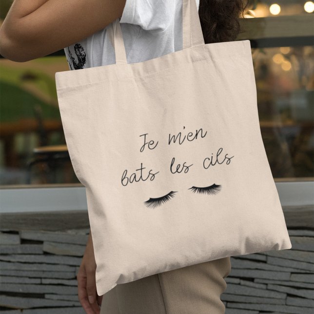 Bolsa Tote Tote bag bato-me as pestanas (Criador carregado)