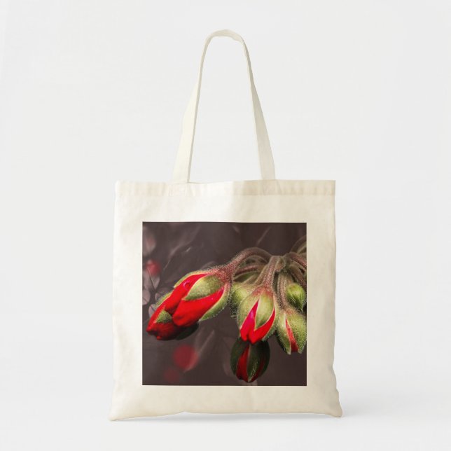 Bolsa Tote Tote Bag Bloom Red And Dark (Frente)