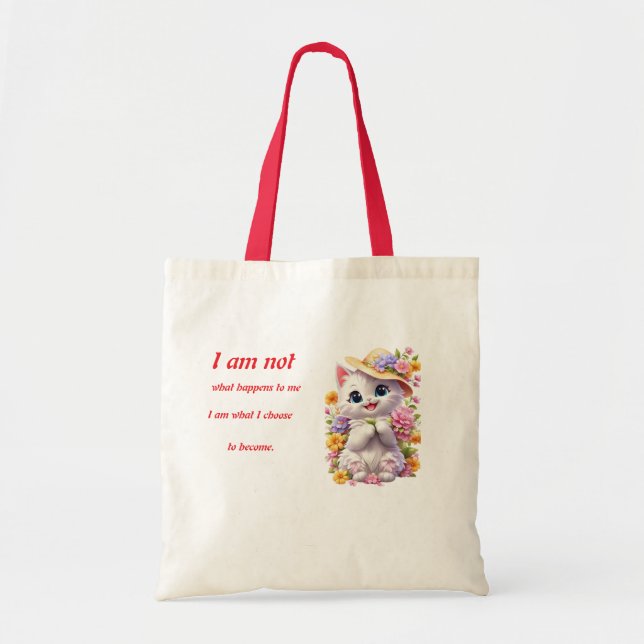 Bolsa Tote Tote Bag Cat (Frente)