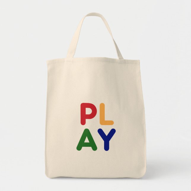 Bolsa Tote Tote Bag Colorida Para Todos (Frente)