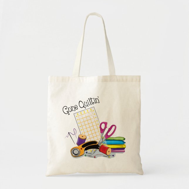 Bolsa Tote Tote Bag de Quiltin Gone - Presente para Quiltros (Frente)