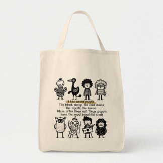 Bolsa Tote Tote Bag de um profundo ditado engraçado e criatur