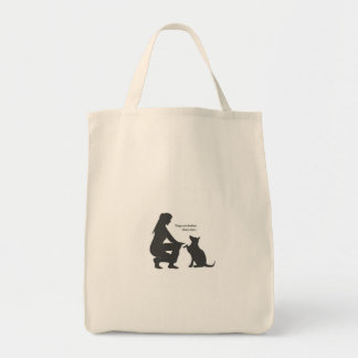 Bolsa Tote Tote Bag (Design dos Pés Cachorros)