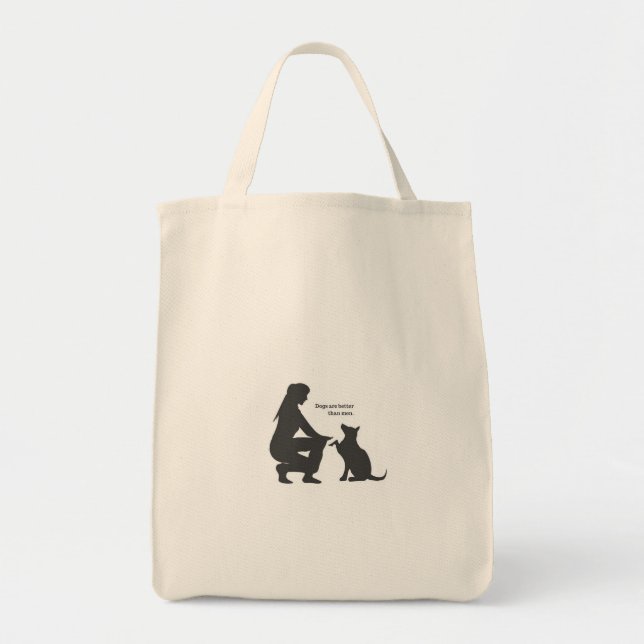 Bolsa Tote Tote Bag (Design dos Pés Cachorros) (Frente)
