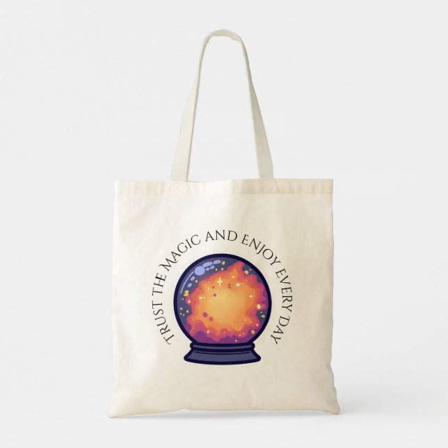 Bolsa Tote Tote Bag do Crystal Ball Halloween (Verso)