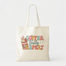 Tote Bag do Professor, Ensine o Café Repetindo a T