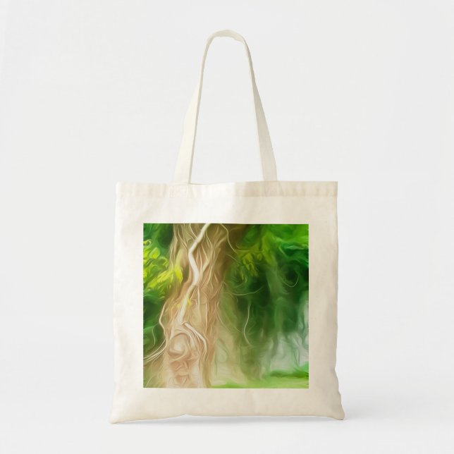 Bolsa Tote Tote Bag Dream Árvore Verde Claro (Frente)