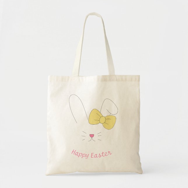 Bolsa Tote Tote bag / ecobag Happy Easter (Frente)