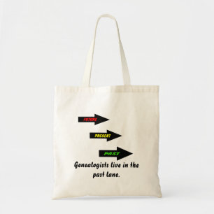 Bolsa Tote Tote Bag - Genealogistas Vivem na Faixa Passada