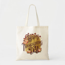 Bolsa Tote Tote Bag happy Thanksgiving day pumpkin
