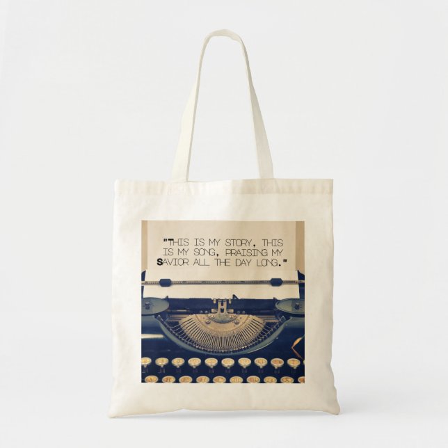 Bolsa Tote Tote Bag - Hinos Cristãos (Frente)