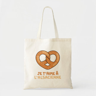 Bolsa Tote Tote bag Je t'aime à l'alsacienne