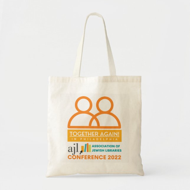 Bolsa Tote Tote Bag: Logotipo da Conferência AJL 2022 (Frente)