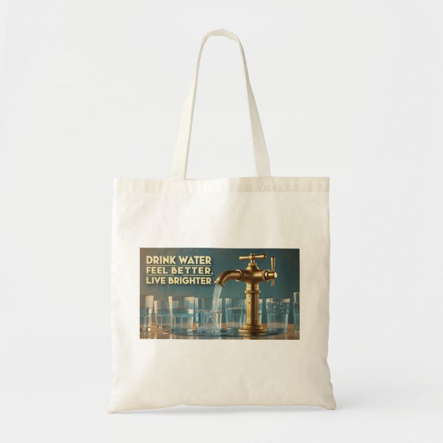 Bolsa Tote Tote Bag- Mindful Living. (Frente)
