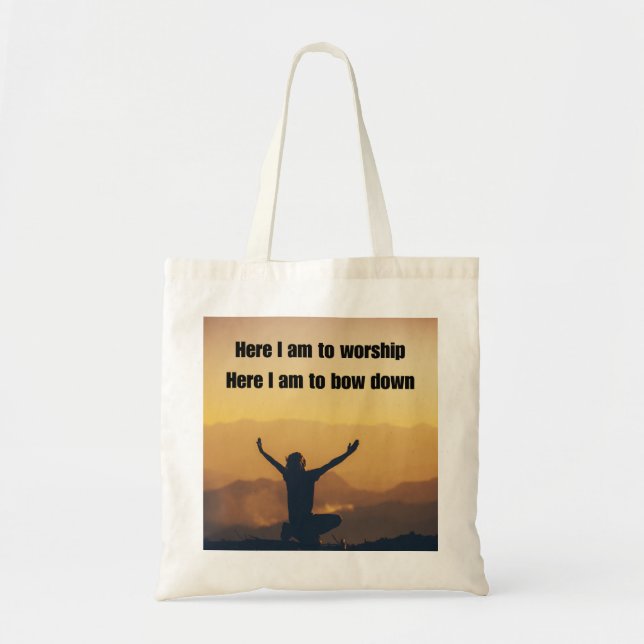 Bolsa Tote Tote Bag - Moderno cristão (Frente)