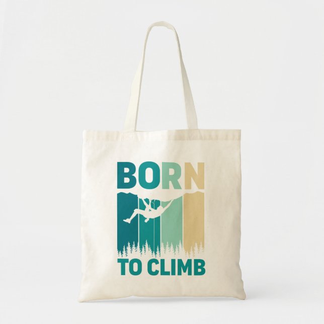 Bolsa Tote Tote Bag "Nascer para subir" (Frente)