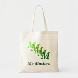 Bolsa Tote Tote Bag - Nome Verde e Iniciais