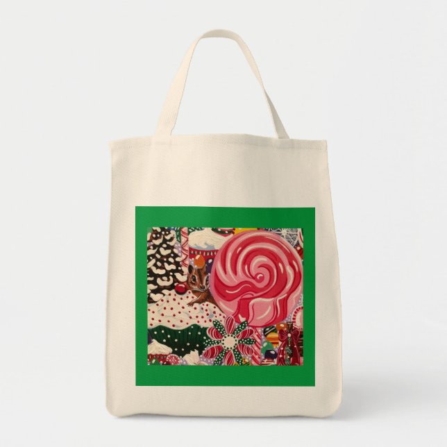 Bolsa Tote Tote Bag "O Mundo das Minhações de Elizabeth" (Frente)