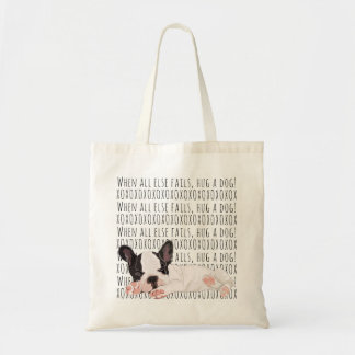 Bolsa Tote Tote Bag Orçamento Abraçar um cachorro FURRY Puppy