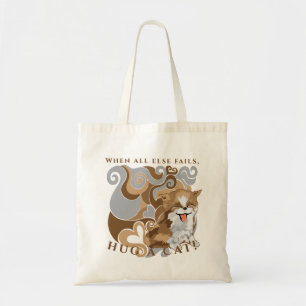 Bolsa Tote Tote Bag Orçamento Abraçar um gato FURRY Kitten