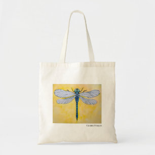 Bolsa Tote Tote Bag para ilustração de libélula