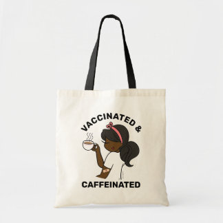 Bolsa Tote Tote Bag Personalizado Cafeinado e Vacinado