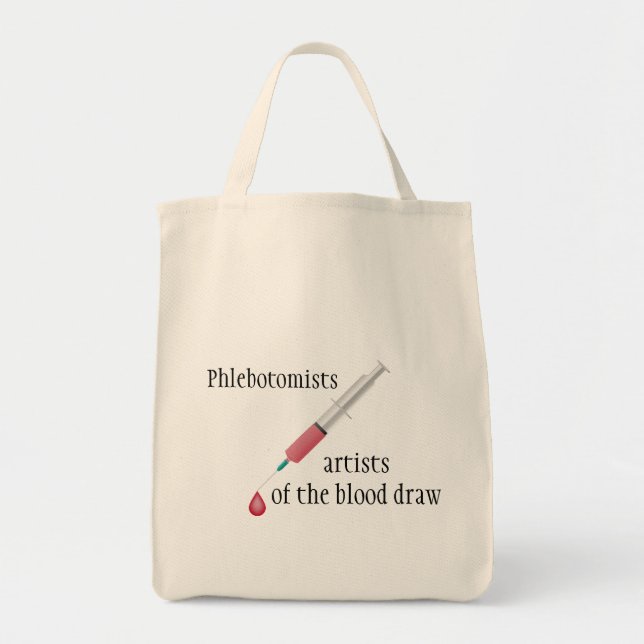 Bolsa Tote Tote Bag Phlebotomist (Frente)