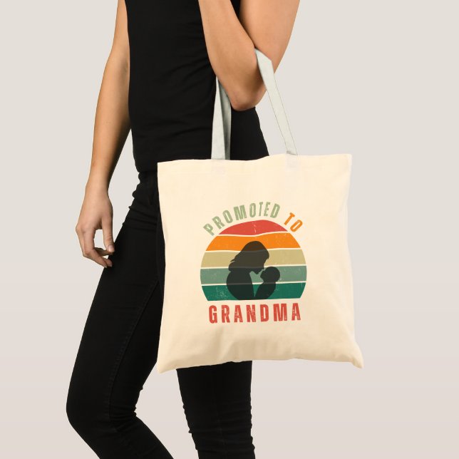 Bolsa Tote Tote Bag - Promovido à Vovó (Frente (produto))