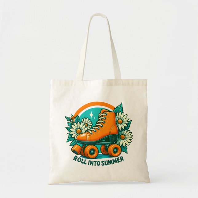 Bolsa Tote Tote Bag "Rolar para o Verão" (Frente)