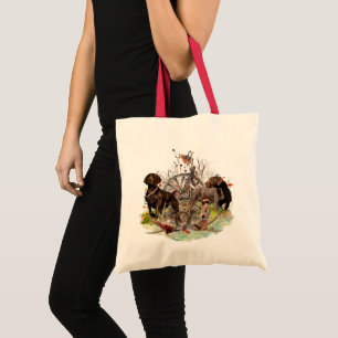 Bolsa Tote Tote Bag (Tote Bag) de Ponteiros Curtos Alemães (S