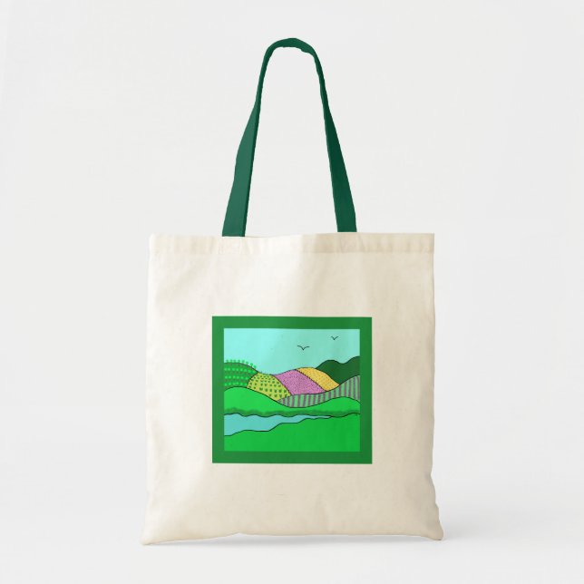 Bolsa Tote Tote - Colinas Onduladas (Frente)