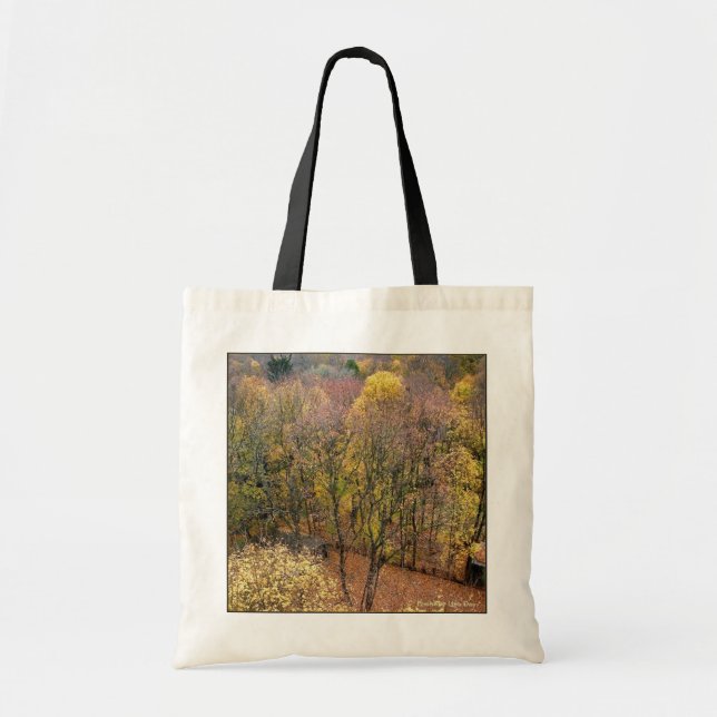 Bolsa Tote Tote de Canvas do orçamento 'Sonhos de outono' (Frente)