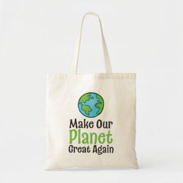 Bolsa Tote Tote do Orçamento do Planeta Grande Novamente