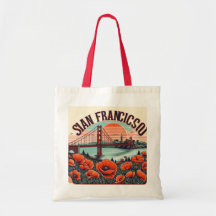 Tote Golden Gate SF Pride Manuscrito