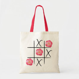 Bolsa Tote Tote Tic-Tac-Rosa