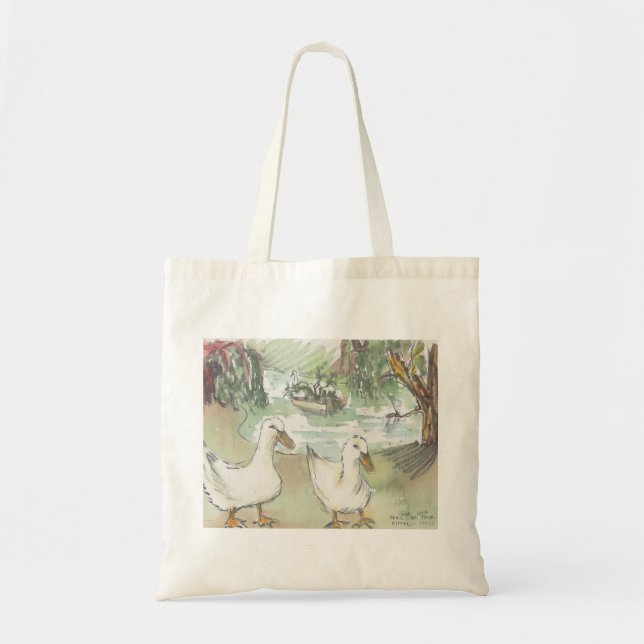 Bolsa Tote Tote Tote Bag "Duck Parc" (Frente)