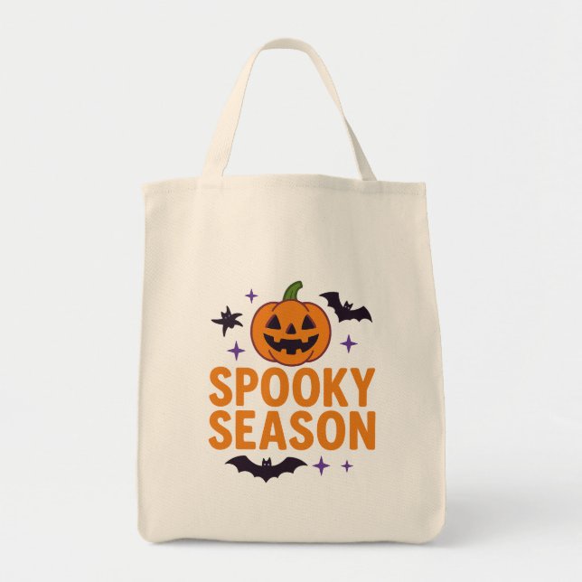 Bolsa Tote Tote Tote Clássica do Halloween (Frente)