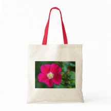 Tote Tote com Flor Vermelho